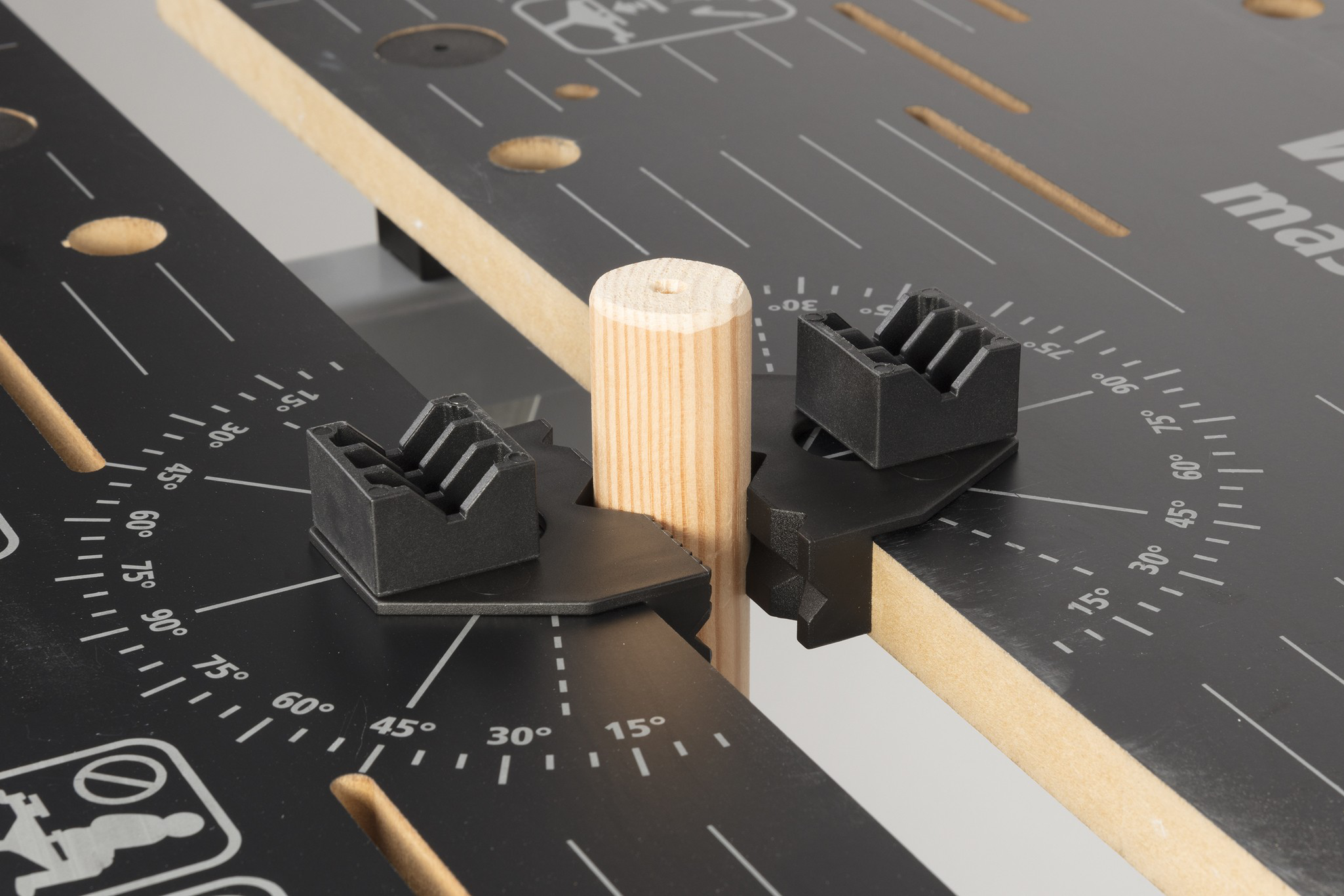 Clamping Jaw Set for Securing Horizontal and Round Workpieces, 4 Pcs.