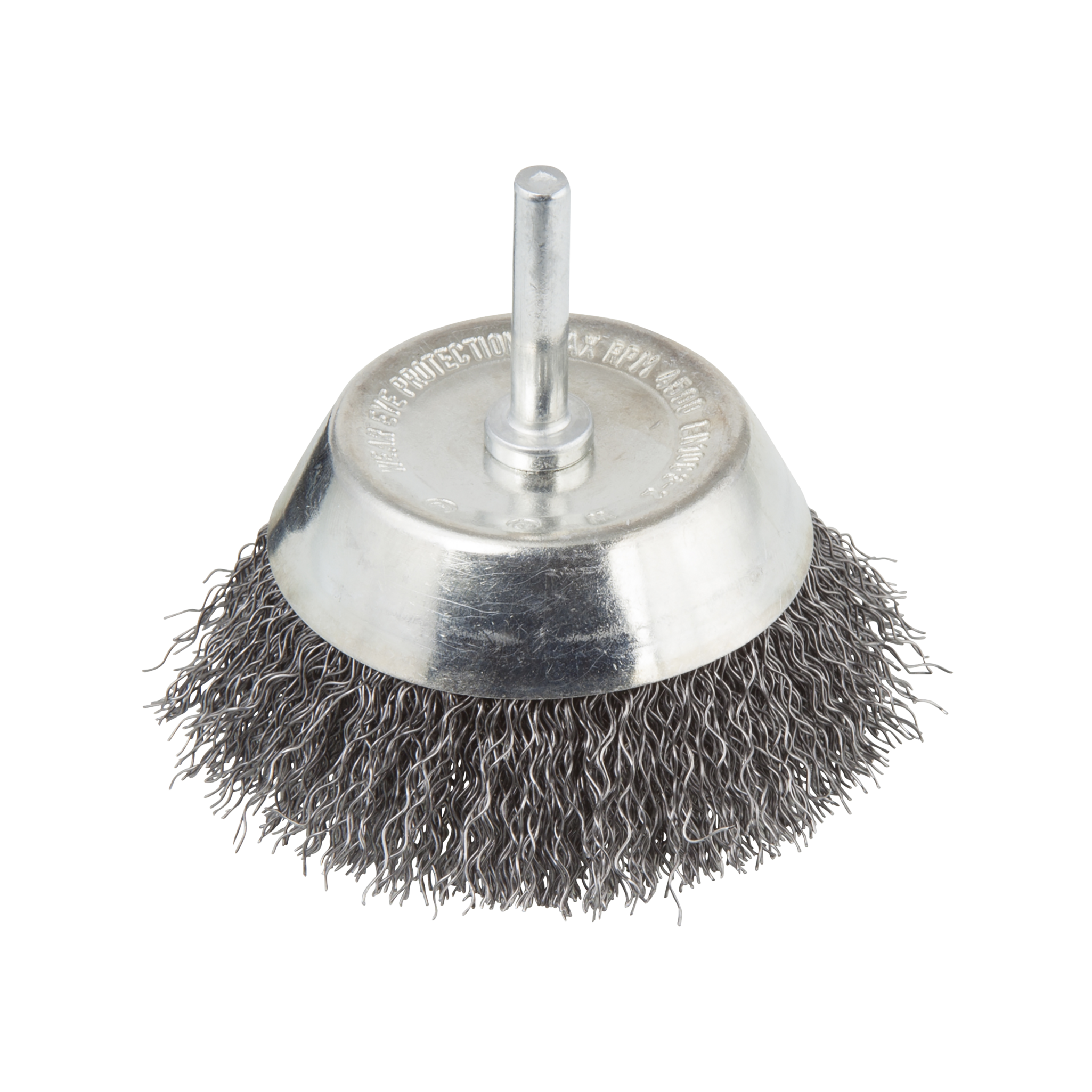 Steel Wire Cup Brush, Ø 50 mm, Round Shank