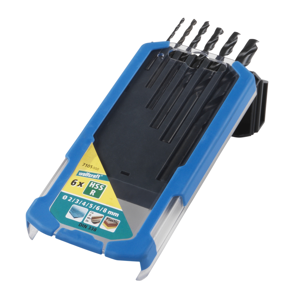 HSS Metal Drill Bit Set, Rolled - Image 1