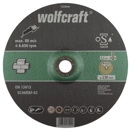 Cutting Disc for Stone, depressed centre, Ø 230 mm