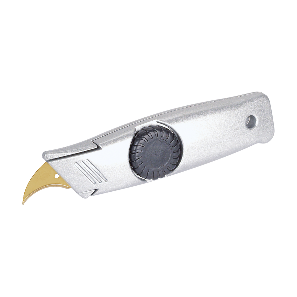 Multi-Purpose Fixed-Blade Knife with Crescent-Shaped Blades