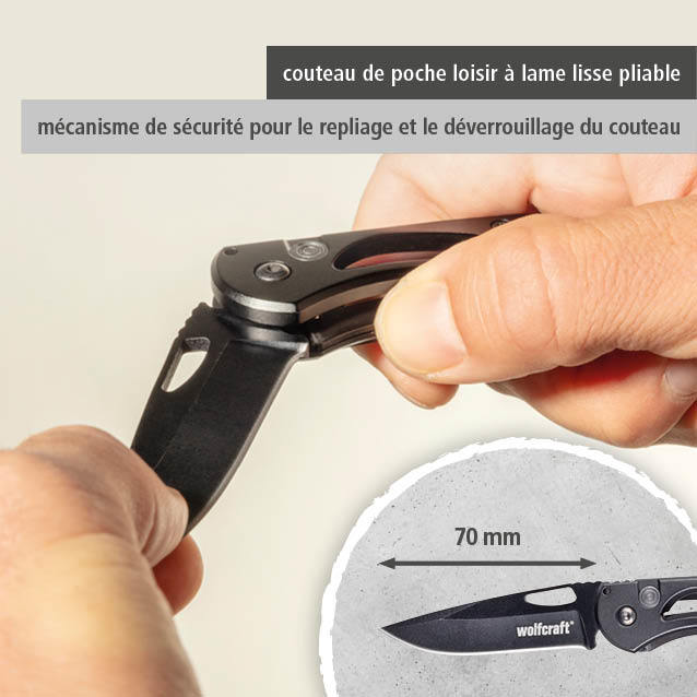 Leisure Knife with Folding Blade (fr)
