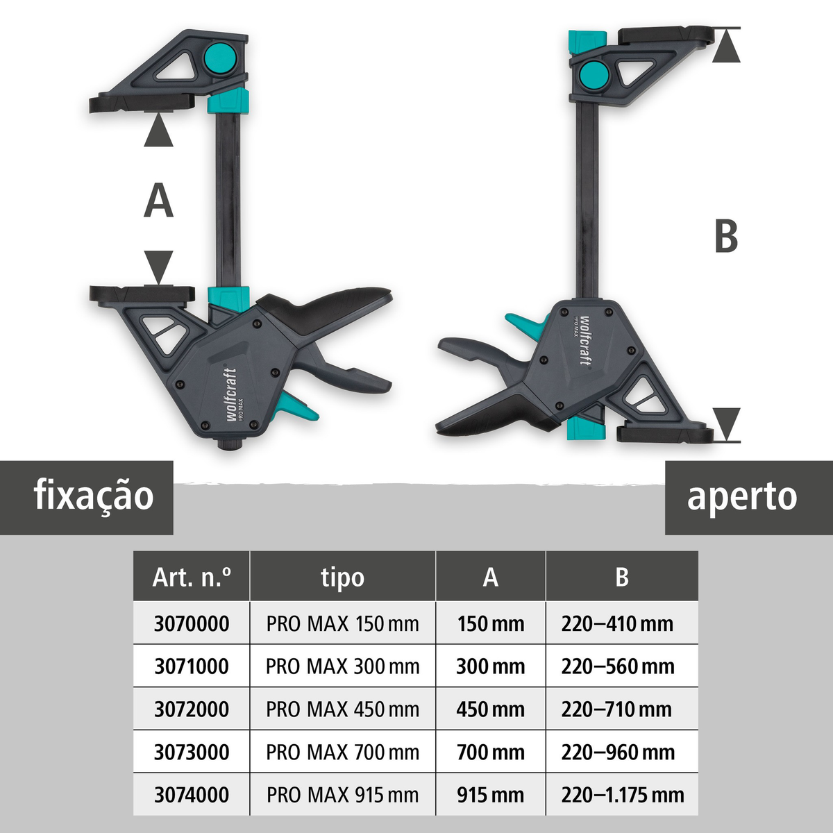 PRO MAX One-Hand Clamp (pt)