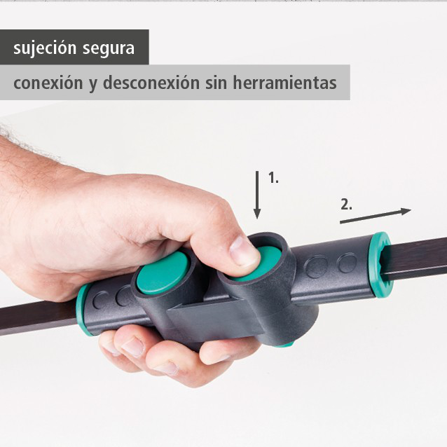 Connector PRO L/EASY One-Hand Clamp Adapter (es)