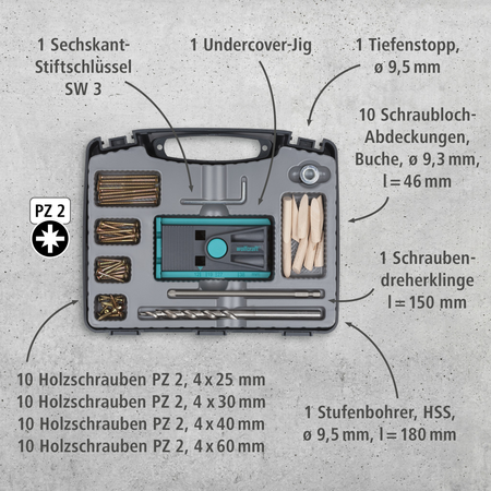 Undercover Jig Set PZ, 55 pcs. (de)