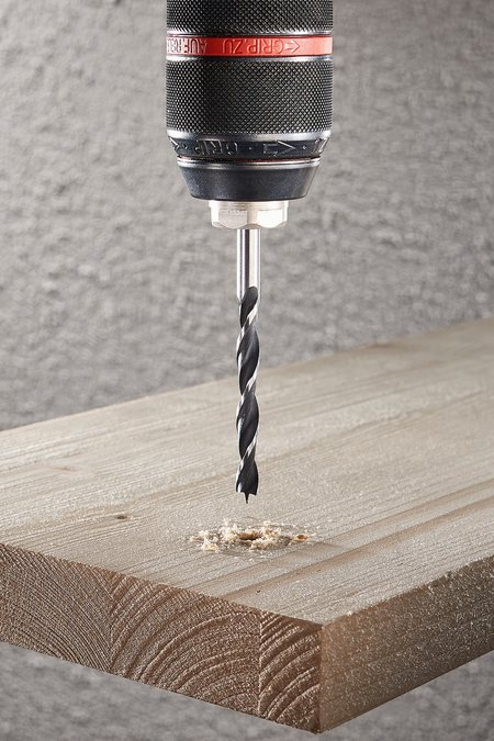 CV Wood Twist Drill Bit Set, Ø 3–10 mm, 7 Pcs.