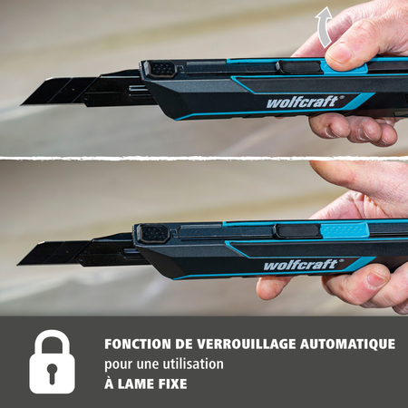 Snap-Off Blade Knife PRO SAFETY, 25 mm (fr)