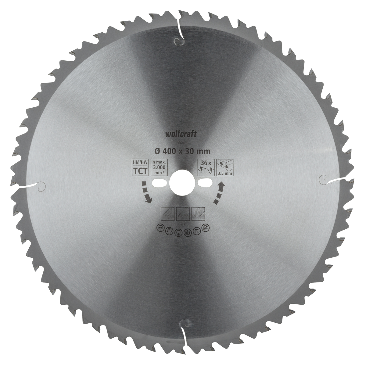 Circular Table Saw Blades, green series (fast, medium-coarse cuts) - Image 1
