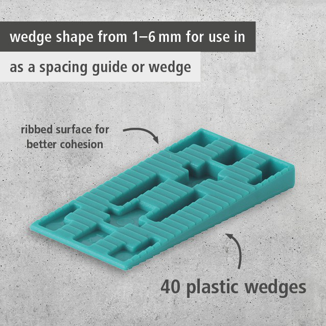 40 Plastic Spacer Wedges (en)