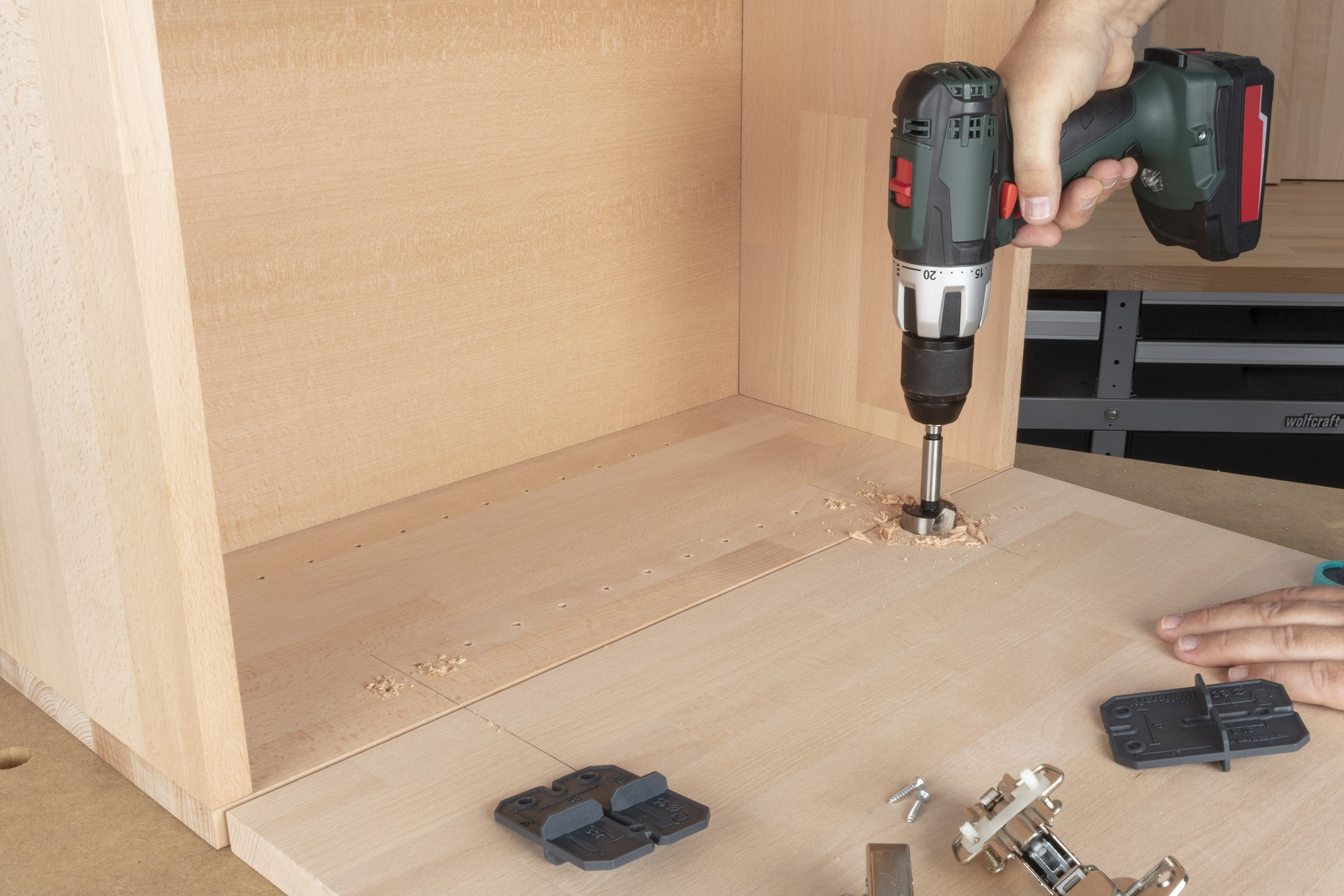 Hinge hole set, Ø 26 mm, 5 pcs. - Image 2