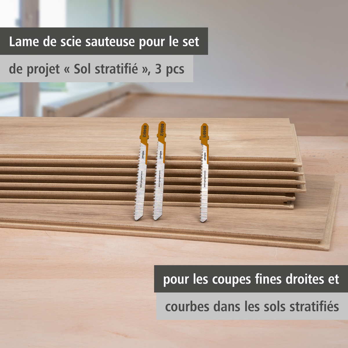 Jigsaw Blade Project Set for Laminate, 3 Pcs. (fr)