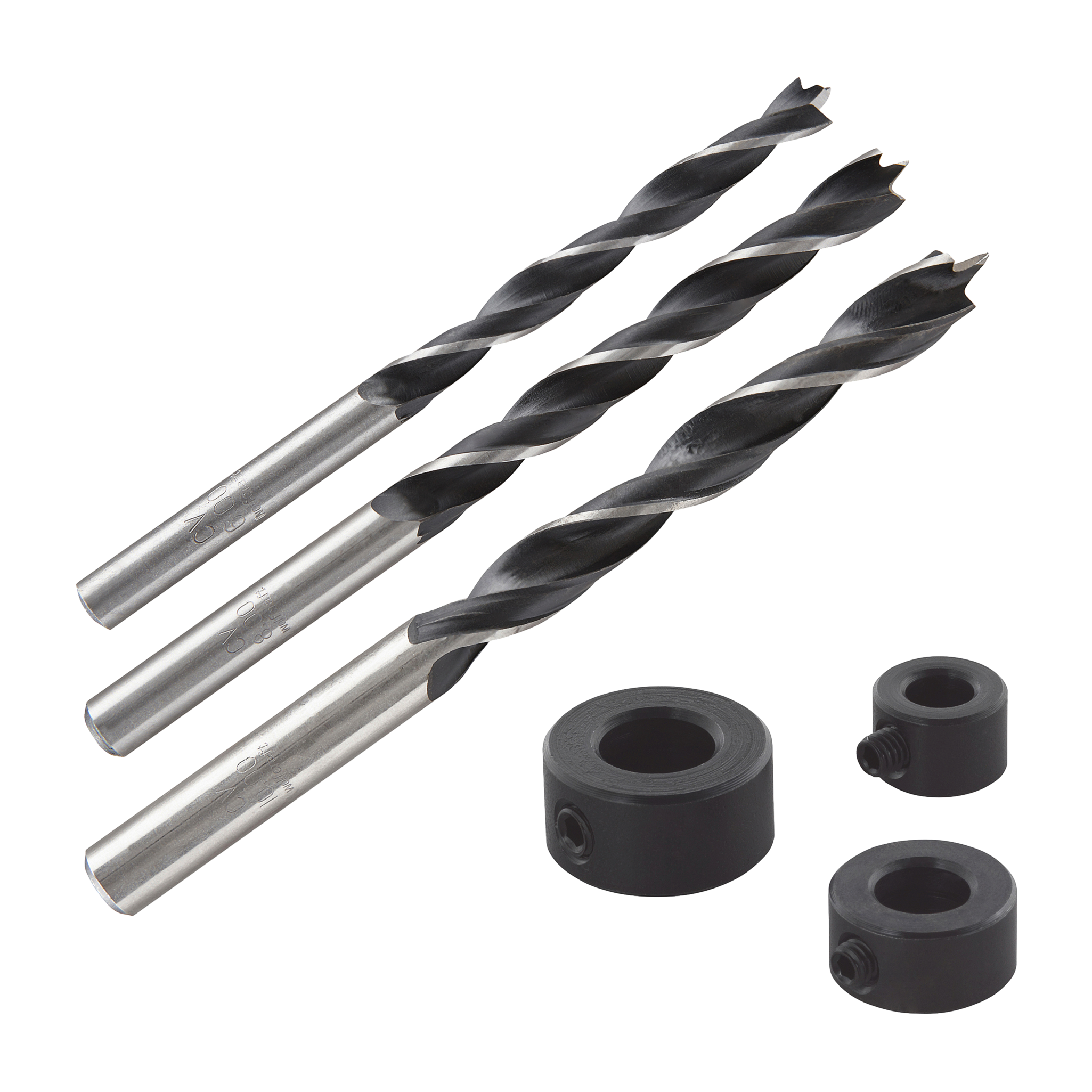 Wood Twist Drill Bit Set With Depth Stop 6 Pcs. - Image 1