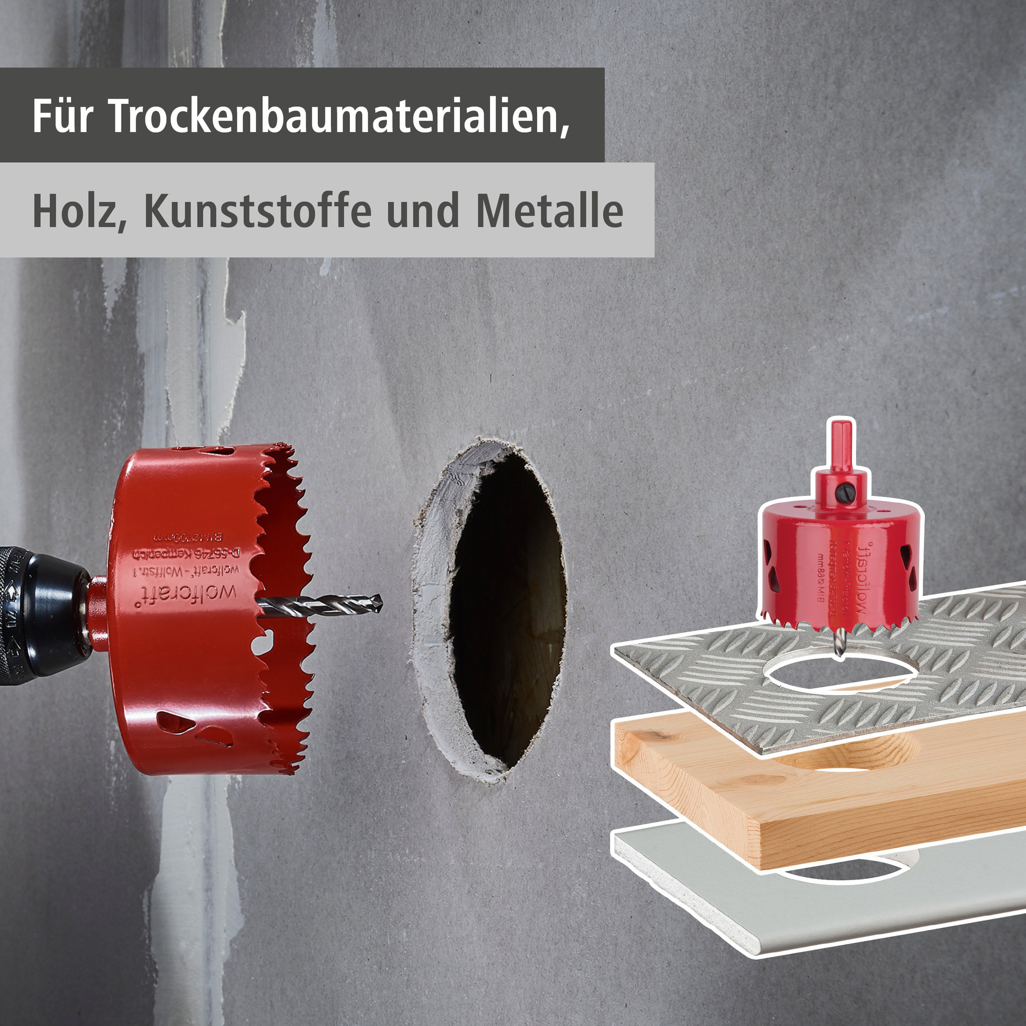 Hole Saw for Sockets, Ø 68 mm