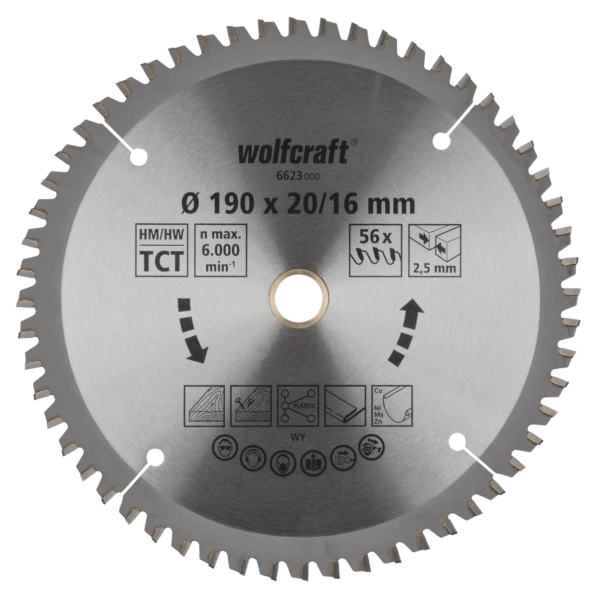 Circular Hand Saw Blades, purple series (clean cuts) - Image 1