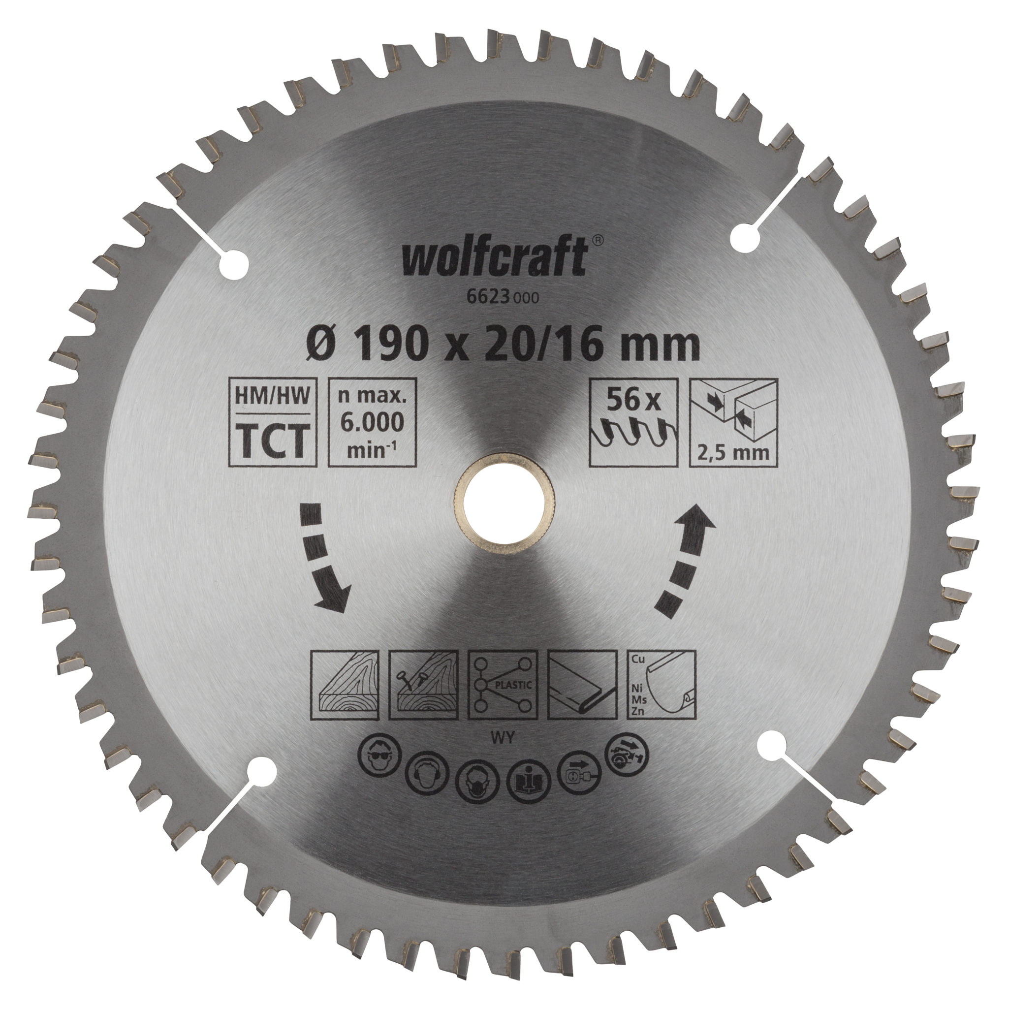 Circular Hand Saw Blades, purple series (clean cuts) - Image 1