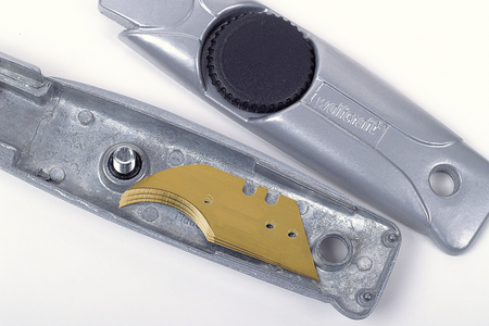 Multi-Purpose Fixed-Blade Knife with Crescent-Shaped Blades