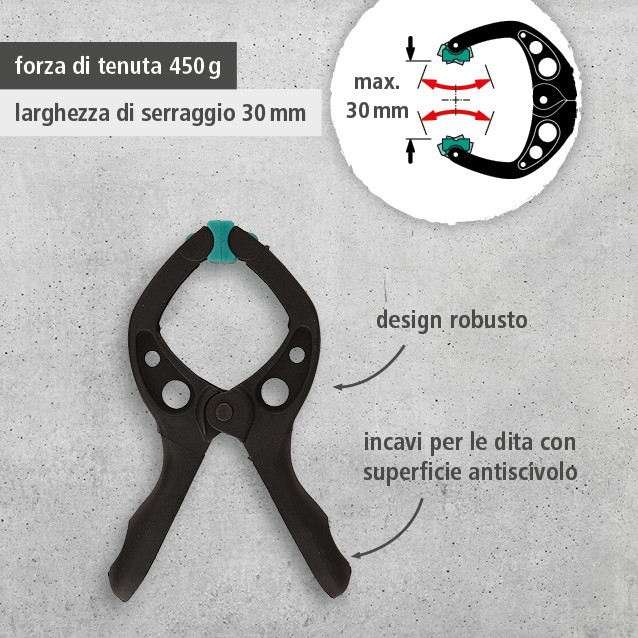 12 MINI 30 Spring Clamps (it)