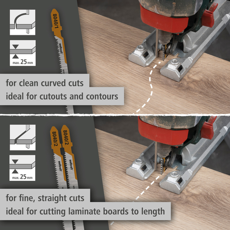 Jigsaw Blade Project Set for Laminate, 3 Pcs. (en)