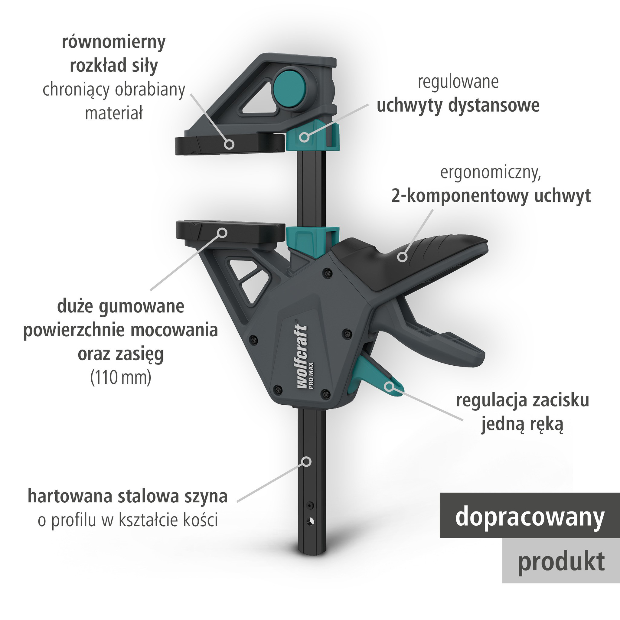 PRO MAX One-Hand Clamp (pl)