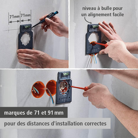 “Installing Hollow Wall Boxes” Project Set, Ø 68 mm (fr)