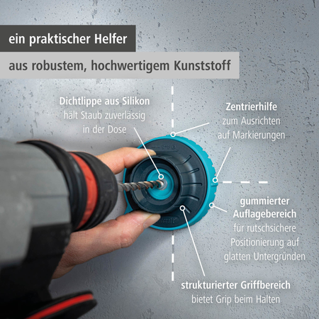 Dust Catcher Container for Drill Bits, Ø 4–8 mm (de)