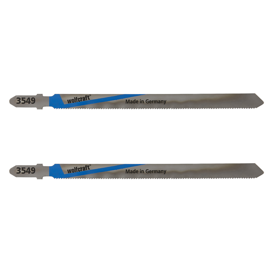 2 HSS Jigsaw Blades; T-shank; metal pipe, sheet steel, non-ferrous metal