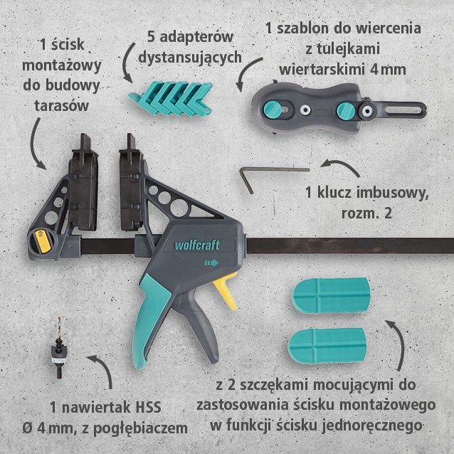 Deck Building Set, 11 pcs. (pl)