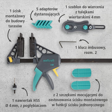 Deck Building Set, 11 pcs. (pl)
