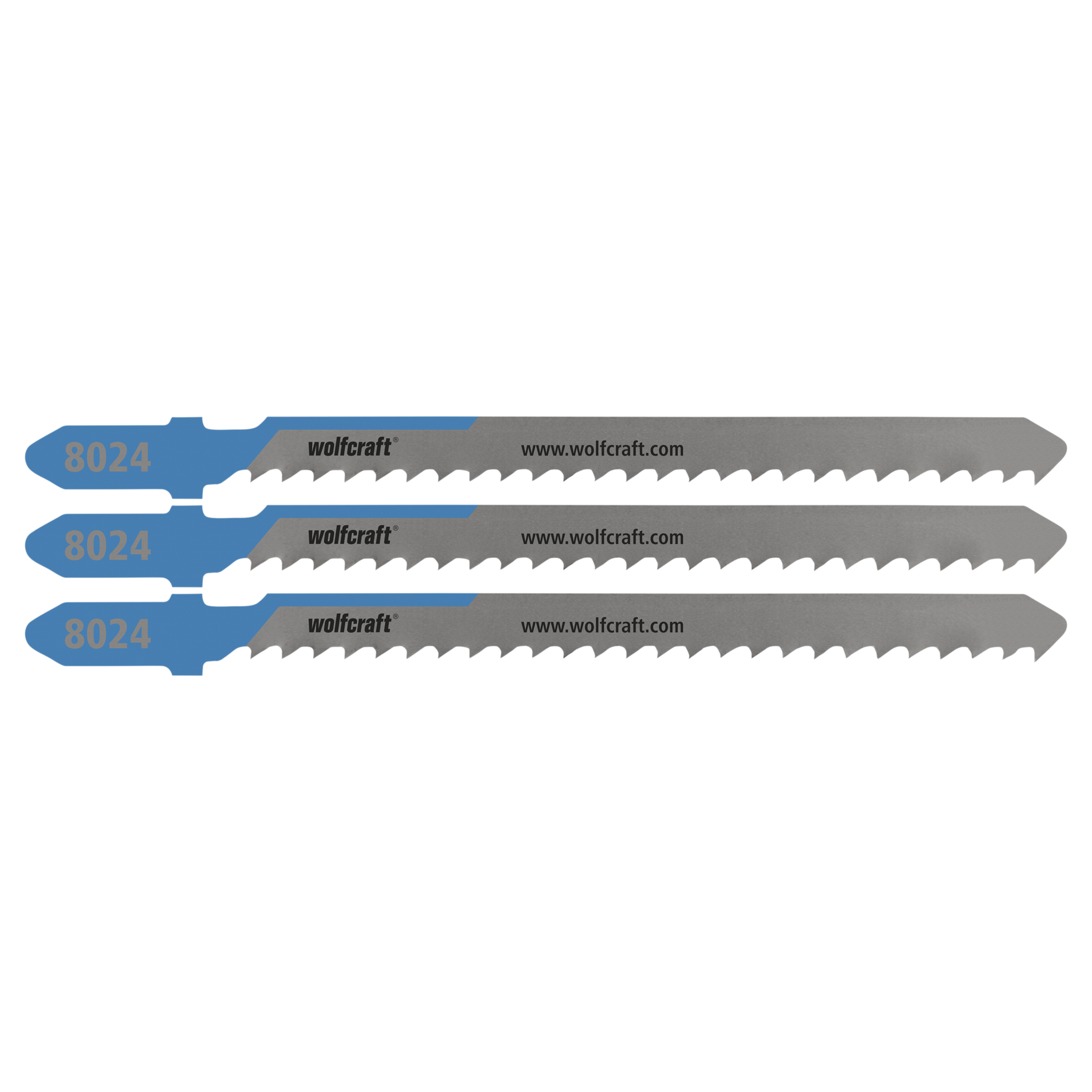 3 Jigsaw Blades, Sheet Steel, Fine Curved Cuts