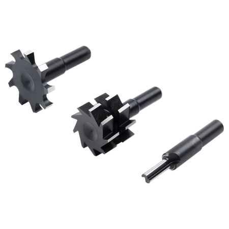 Universal bit set made from tool steel, 4 pcs.