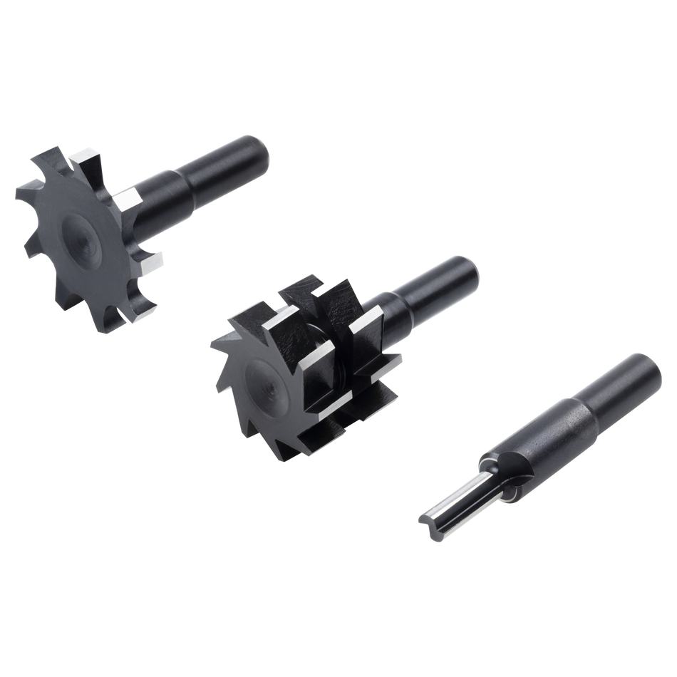 Universal bit set made from tool steel, 4 pcs.