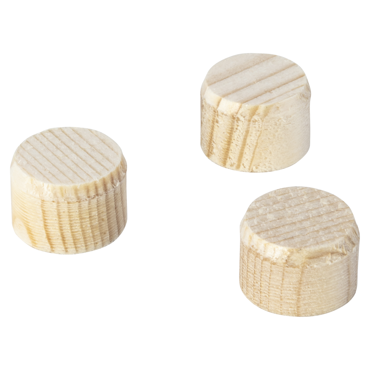50 Wooden Plugs, Ø 15 mm