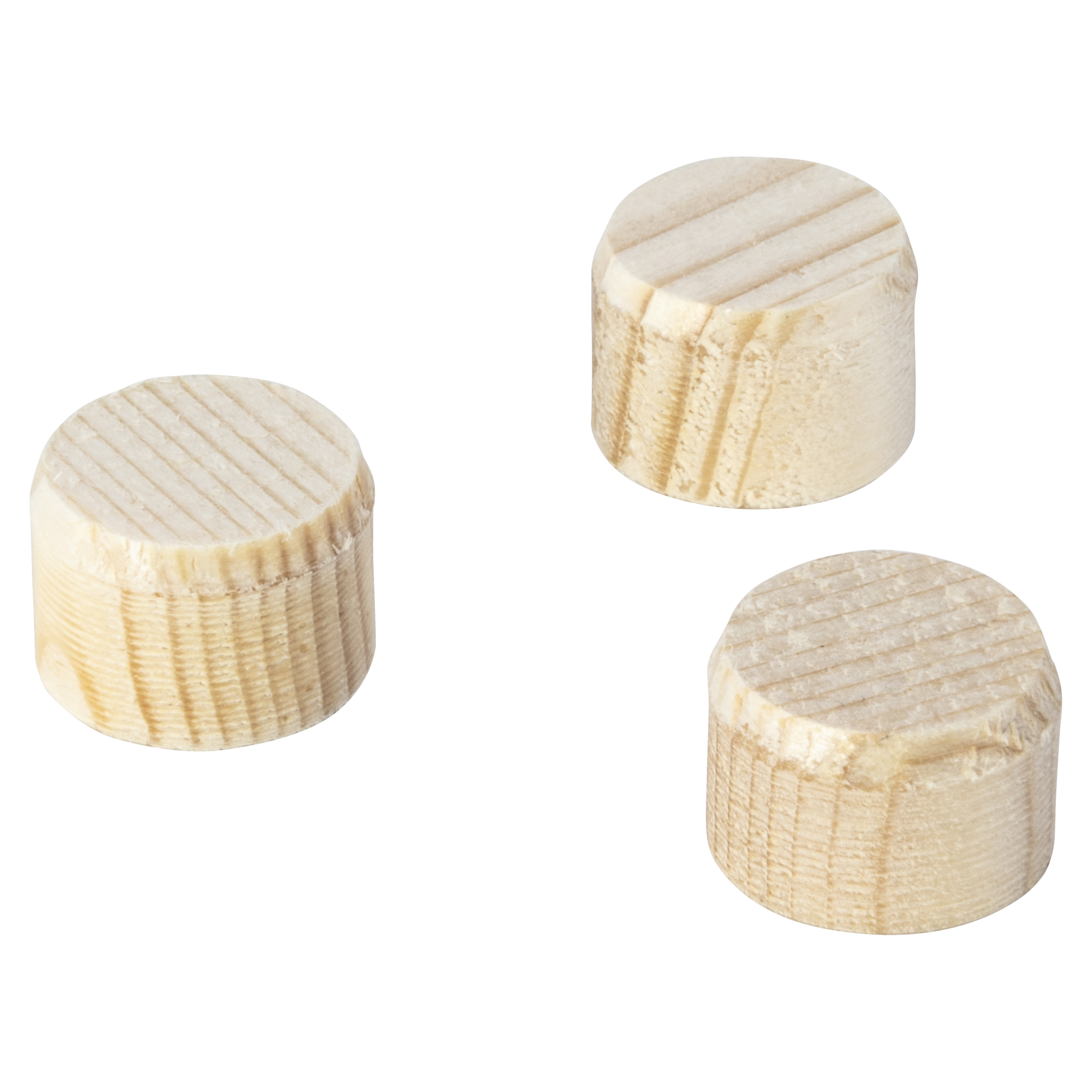 50 Wooden Plugs, Ø 15 mm