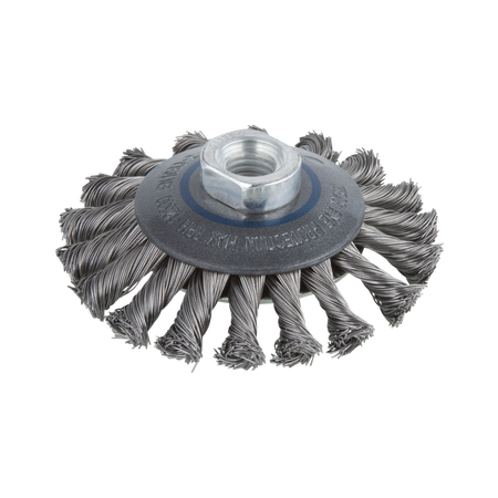 Steel Wire Cup Brush, twisted, Ø 100 mm