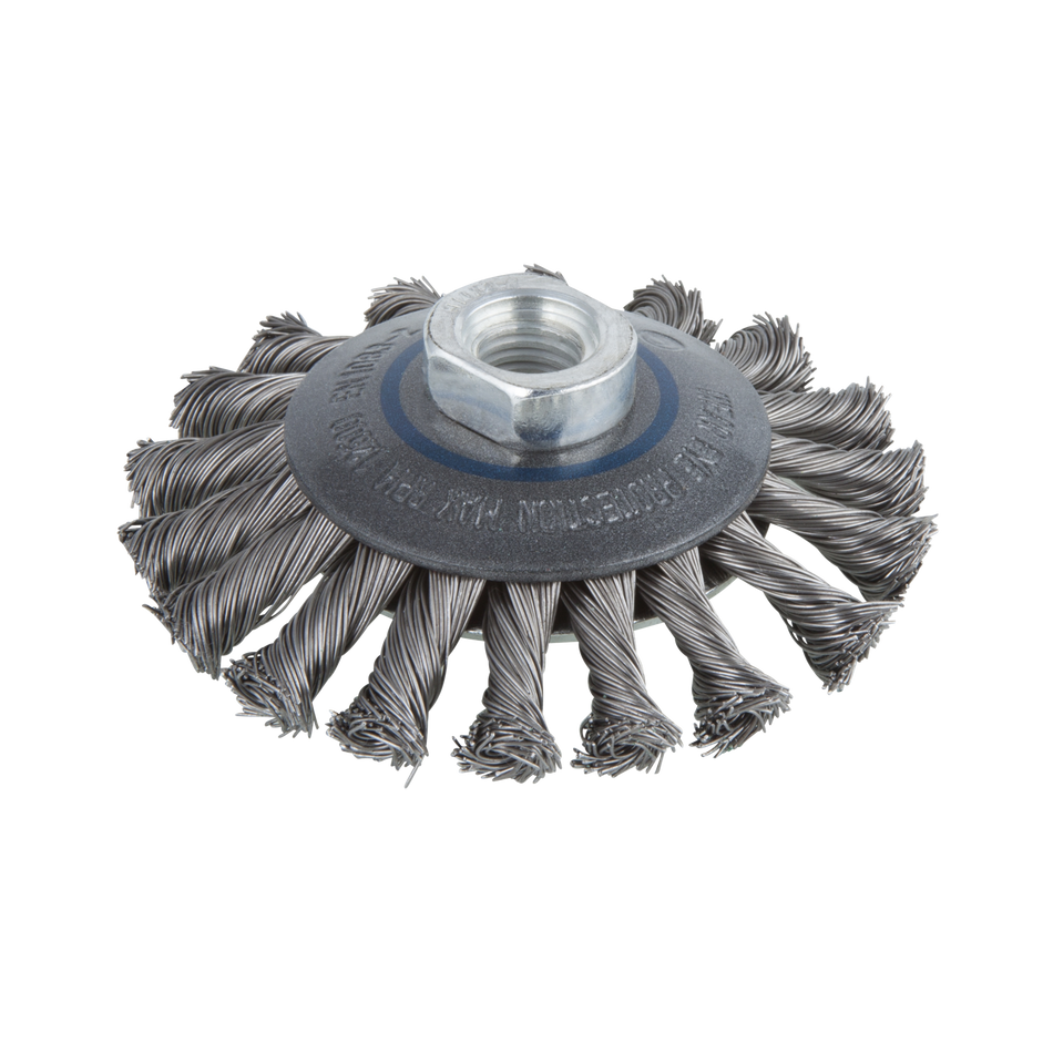 Steel Wire Cup Brush, twisted, Ø 100 mm