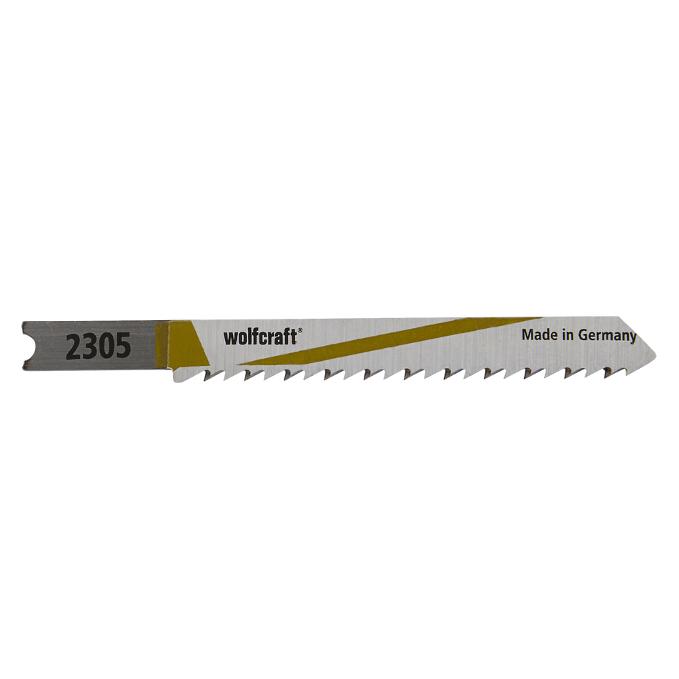 2 HCS Jigsaw Blades, U-shank, wood and plastic, clean cut
