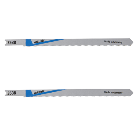 2 HSS Jigsaw Blades, U-shank, metal pipe, sheet steel, non-ferrous metal