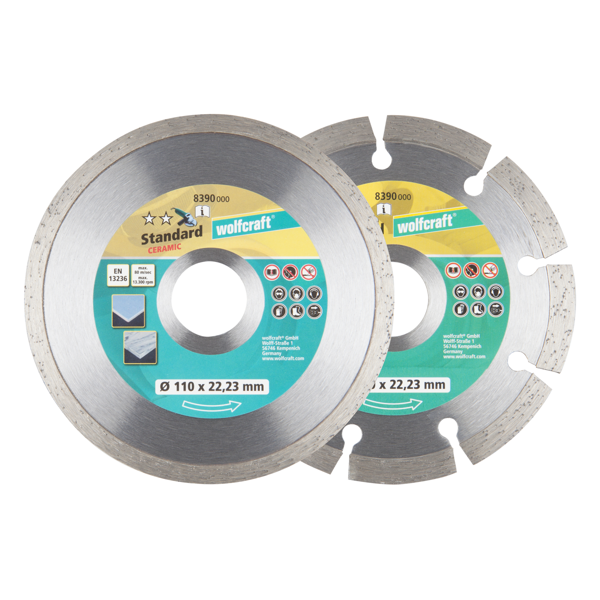 Diamond Cutting Disc Set, 2 Pcs. - Image 1