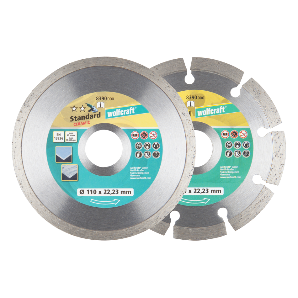 Diamond Cutting Disc Set, 2 Pcs. - Image 1