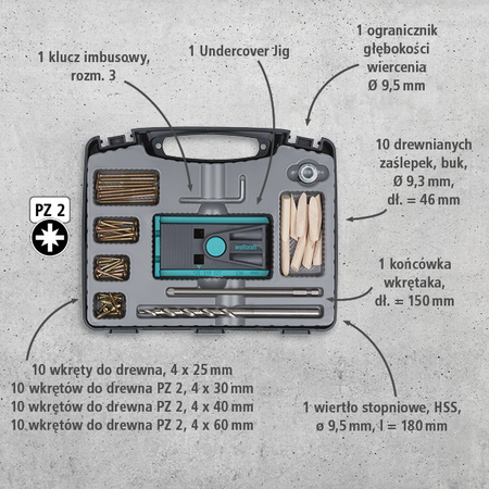 Undercover Jig Set PZ, 55 pcs. (pl)