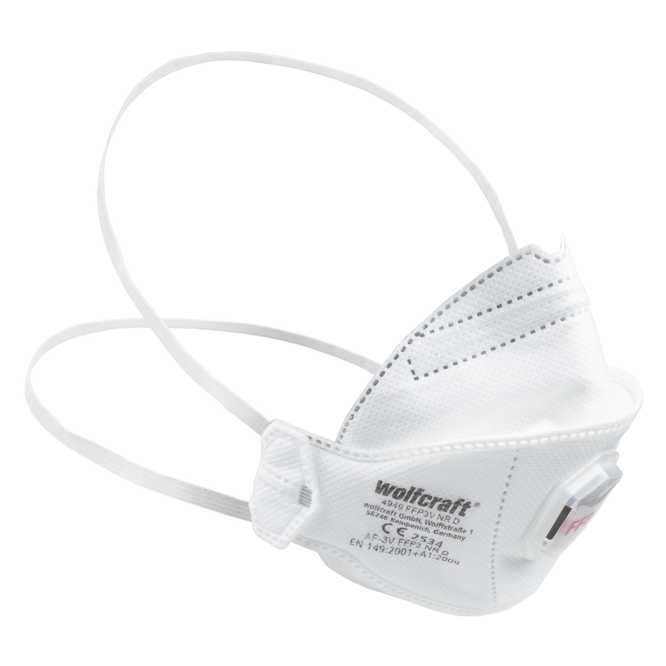 2 Folding Valved Respirators FFP3