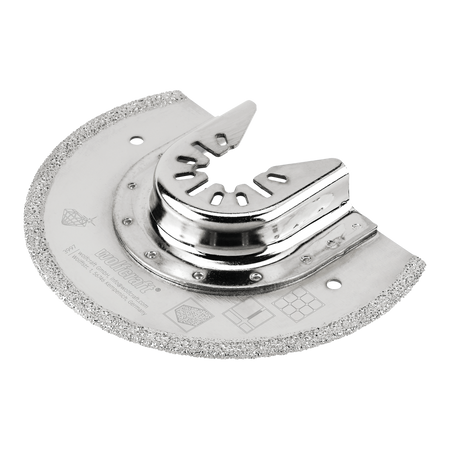 Diamond-Coated Radial Saw Blade PRO”, universal receptacle, mortar residues, cement joints, Ø 85 mm