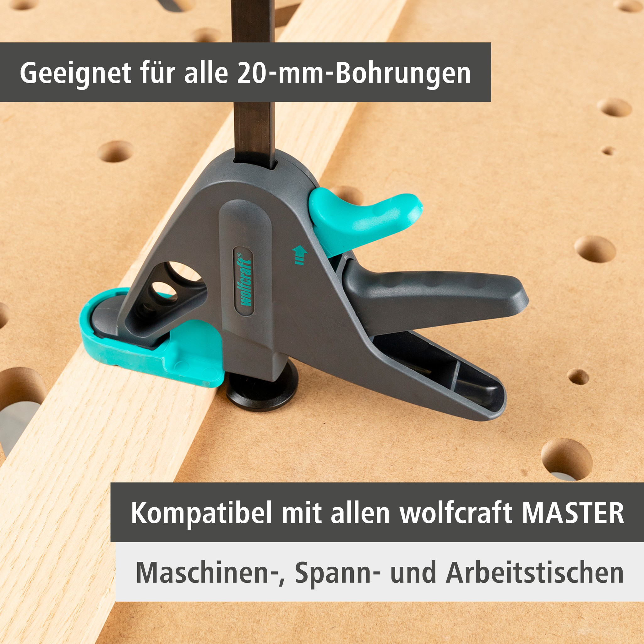 PRO 65-150-W Work Table Clamp (de)