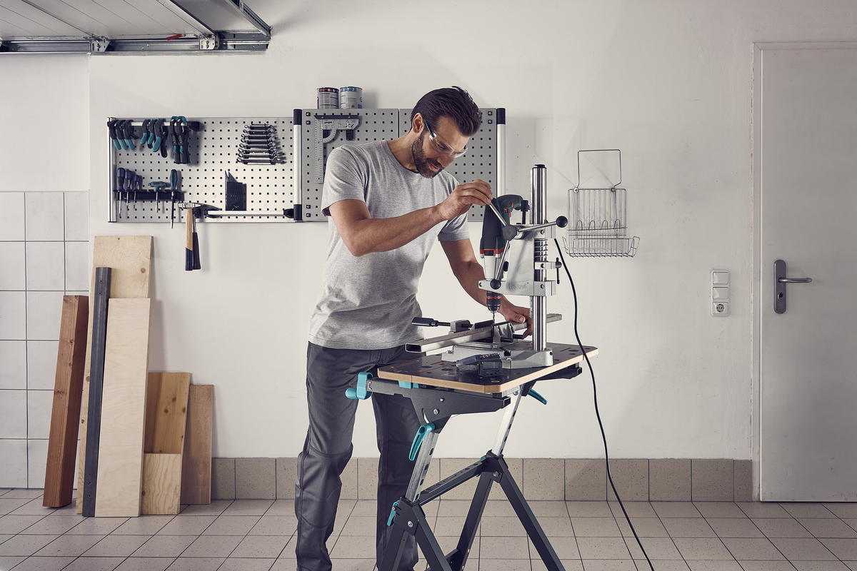 MASTER 750 ERGO Clamping and Machine Table