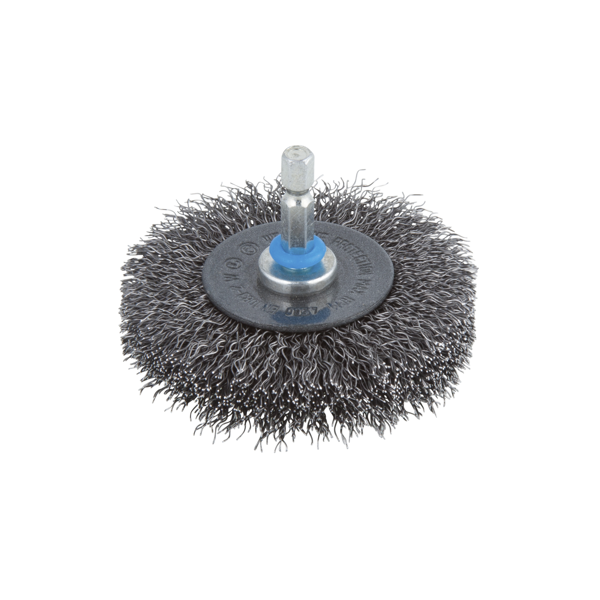 Steel Wire Wheel Brush, Ø 75 mm, Hexagon Shank