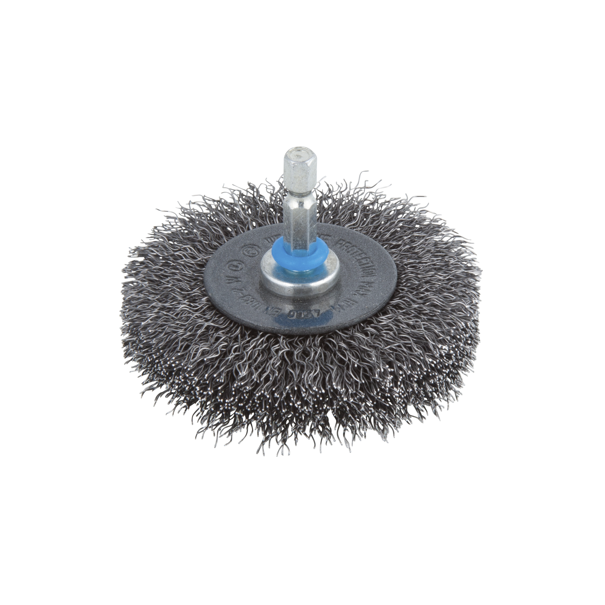 Steel Wire Wheel Brush, Ø 75 mm, Hexagon Shank