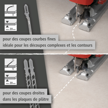Jigsaw Blade Project Set for Drywall, 3 Pcs. (fr)