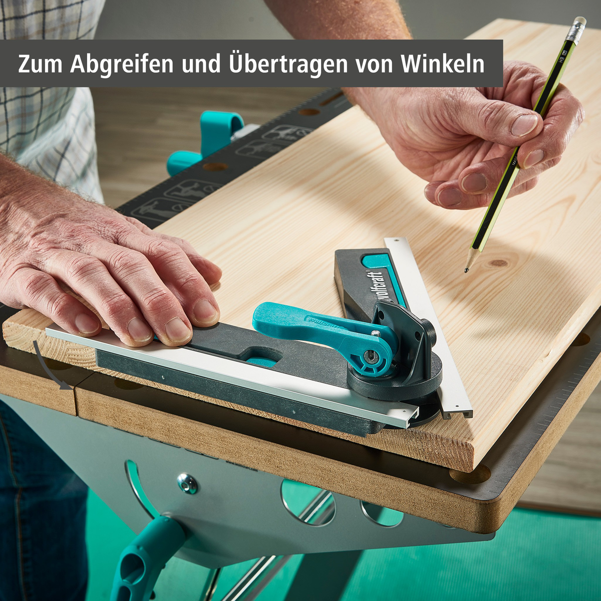 Angular Bevel Gauge for Mitre Saws (de)