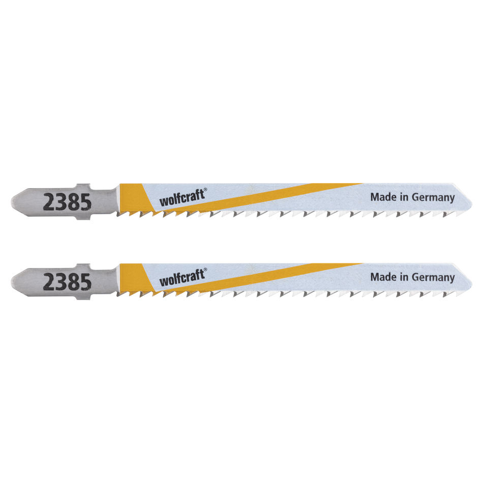 2 BIM Jigsaw Blades, T-shank, wood with nails, clean cut