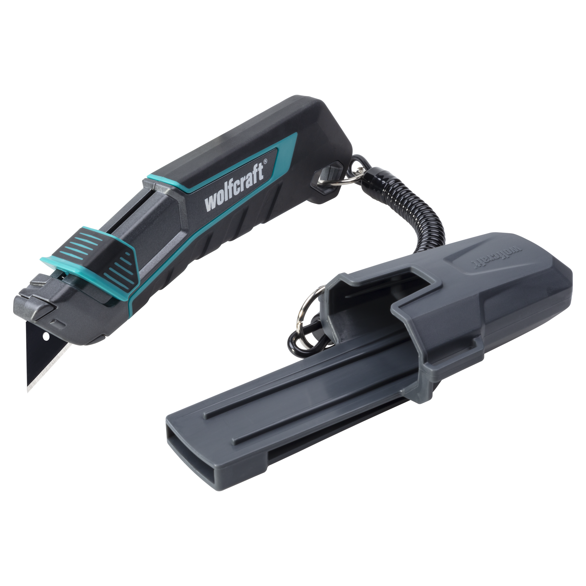 PRO SAFETY Trapezium Blade Knife with Sheath - Image 1